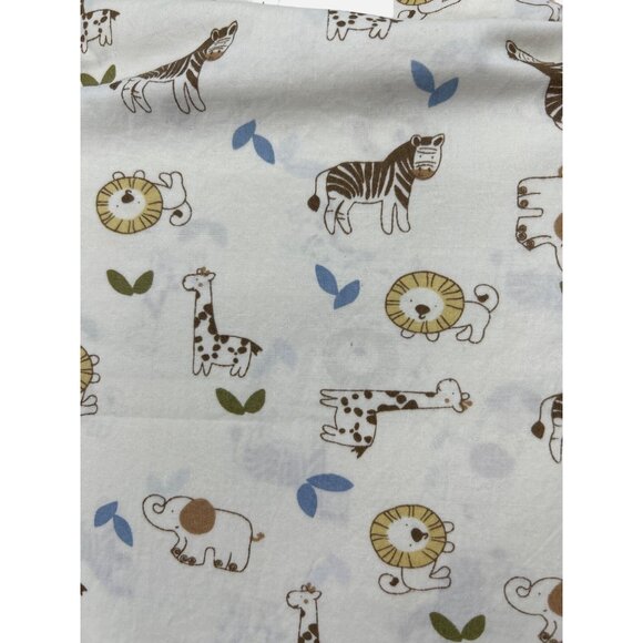 Cocalo Baby Azania Crib Sheet Set 2 pc Safari Animals 100% Cotton Giraffe Zebra - Picture 5 of 13